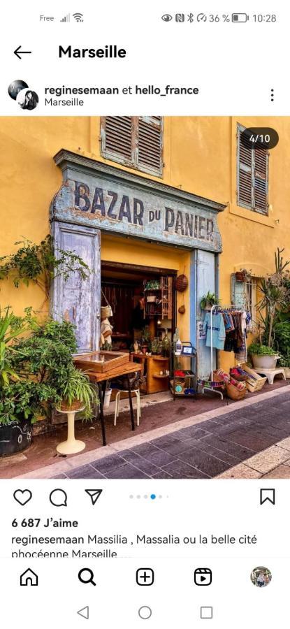 Massilia Calling Appartement Marseille Proche Metro Climatise Bien Decore Luaran gambar
